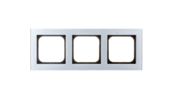 SONATA Ramka potrójna aluminium metal R-3RA/35