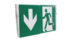 Plexa EXIT M + sprzężyny mocujące +piktogram, ETE/PLX/PU31/41