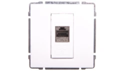 KOS66 Gniazdo komputerowe pojedyncze RJ45 MOLEX kat.6 ekranowane białe 660466