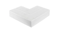 Naroże płaskie stałe RAPID 45-2 200x200x130 GK-FS53130RW białe 6113260
