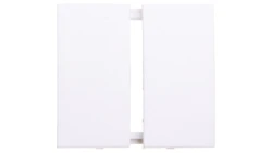 B.1 Klawisz 2-biegunowy świecznikowy śnieżnobiały tworzywo GLAS 16231909