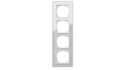 Sentia Ramka poczwórna szkło biała 1474-62