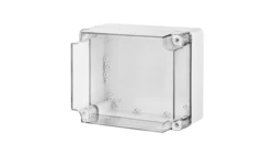 INDUSTRIAL Puszka hermetyczna n/t 440x330x145mm IP65 szara, pokrywa transparentna 2727-01