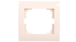 LOGI Ramka pojedyncza pozioma Kremowy 021460003 25176