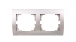 LOGI Ramka podwójna pozioma Srebrny 021470043 25236