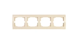 LOGI Ramka poczwórna pozioma Kremowy 021490003 25179