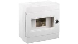 Rozdzielnica modułowa Alfa 2 1x7 modułów zamek+szyba IP44 ALFA 2 Z ALFA 7S ZSZ 5-405