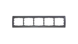 SISTENA LIFE Ramka pięciokrotna pozioma choco 771205