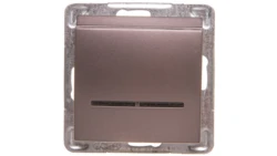 IMPRESJA Łącznik hotelowy z podświetleniem tytan ŁP-15YS/m/23