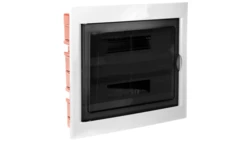 Rozdzielnica modułowa 2x18 podtynkowa drzwi transp. seria 630 IP40 430x410x80 szara EC63036