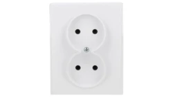 JOWISZ Gniazdo podwójne b/u natynkowe białe GNt-5 Jw