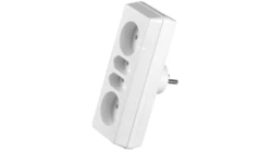 Rozgałeźnik wtyczkowy 2x2P + 2xEuro biały R-462