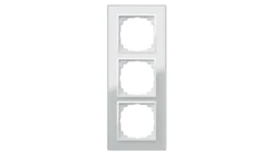 Sentia Ramka potrójna szklana biała 1473-62