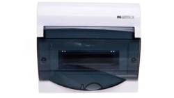 Rozdzielnica modułowa 1x8+2 n/t GREEN BOX RN 1/8+2 drzwi transparentne dymne N+PE IP40 2352-01