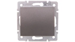 LOGI Łącznik jednobiegunowy śrubowy 10AX 250V grafit 021000141 25243