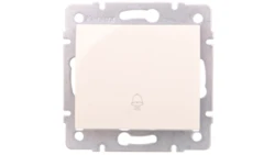 LOGI Łącznik zwierny dzwonek śrubowy 10AX 250V kremowy 021030103 25131