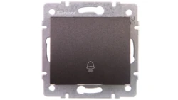 LOGI Łącznik zwierny dzwonek śrubowy 10AX 250V grafit 021030141 25249