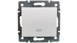 LOGI Łącznik krzyżowy śrubowy 10AX 250V biały 021070102 25074