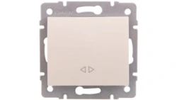 LOGI Łącznik krzyżowy śrubowy 10AX 250V kremowy 021070103 25134