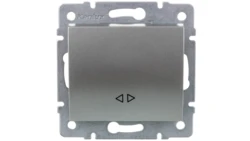 LOGI Łącznik krzyżowy śrubowy 10AX 250V srebrny 021070143 25193