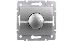 LOGI Ściemniacz obrotowy 500W z filtrem śrubowe 10AX 250V Srebrny 25201