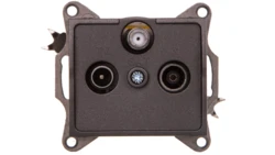 LOGI Gniazdo antenowe RTV/SAT końcowe Grafit 25280