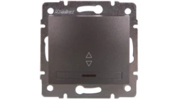 DOMO Łącznik schodowy z LED szybkozłączka 10AX 250V grafit 011140241 24904