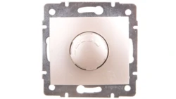 DOMO Ściemniacz obrotowy 500W z filtrem śrubowy 10AX 250V perłowy biały 011160130 24964