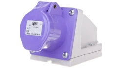 Gniazdo stałe 32A 3P 24V fioletowe IP44 173V