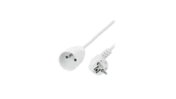 Przedłużacz 1-gniazdo z/u 16A 1,5m /OMY 3x1,5/ biały PS-171