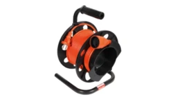 Przedłużacz ogrodowy bębnowy 1-gniazdo b/u 10A 30m /OMY 2x1/ pomarańczowy PS-160