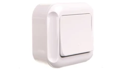 TURKUS-BIS Przycisk zwierny /dzwonek/ n/t biały WNT-7Tb