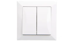 OPAL Łącznik schodowy podwójny biały WP-5/2 Op