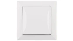 OPAL Przycisk zwierny /światło/ z podświetleniem biały WP-6 Op/S