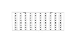 Ramka z oznacznikami 1x 301-400 209-611 /5szt./