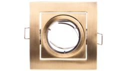 Sufitowa oprawa punktowa VILA uchylna, IP20, kwadrat, patyna