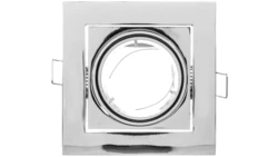 Sufitowa oprawa punktowa VILA uchylna, IP20, kwadrat, chrom