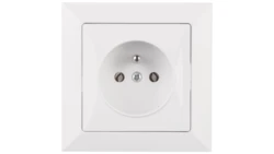 OPAL Gniazdo pojedyncze z/u białe GPt-16 Op