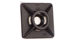 Podstawa przylepna 3,6mm 19x19mm klej czarna BMN0901E /100szt./