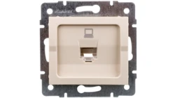 LOGI Gniazdo komputerowe pojedyncze (RJ45Cat 5e Jack) Kremowy 25167