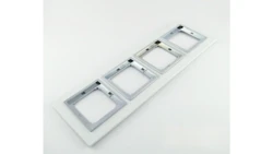 MAGIC Ramka poczwórna biały/chrom Ra-4 M