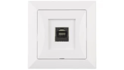OPAL Gniazdo komputerowe RJ45 kat.5e krone LSA+ białe GTP - 12Op