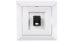 OPAL Gniazdo komputerowe RJ45 kat.6 krone LSA+ białe GTP - 12Op/6