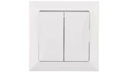 MAGIC Gniazdo antenowe RTV/SAT piaskowy metalic/chrom GAPS-M