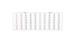 Ramka z oznacznikami 2x 1-50 209-666 /5szt./