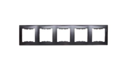 SEDNA Ramka pięciokrotna pionowa grafitowa SDN5801570