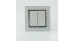 MAGIC Łącznik podwójny biały/chrom WP-3 M