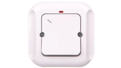 TOPAZ Łącznik schodowy z podświetleniem biały WP-5T/S