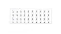 Ramka z oznacznikami 10x 21-30 209-604 /5szt./