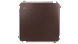 Simon Basic Łącznik krzyżowy 10AX, 250V czekoladowy BMW7.01/47